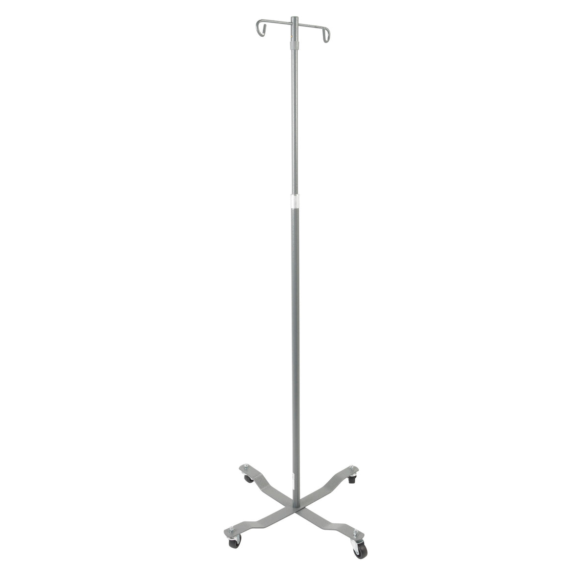 Economy Removable Top I. V. Pole, 4 Hook Top, Chrome — 13033