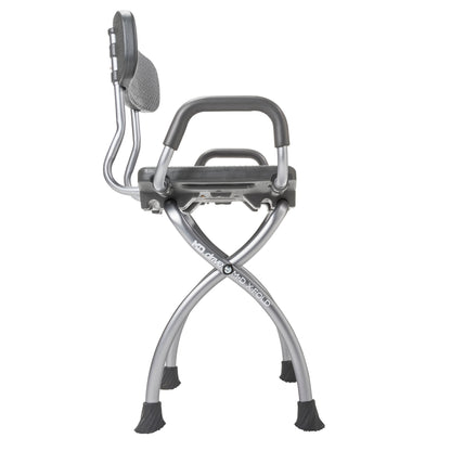 MD by Drive X-Fold Shower Chair, Storm — MD50100GR