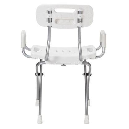 MD by Drive X-Fold Shower Chair, Pearl — MD50100WH