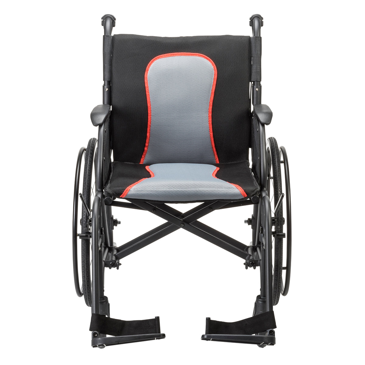 AeroFly™ Ultra-Lite Wheelchair, Matte Black, 18" — AF18FDABK-SF