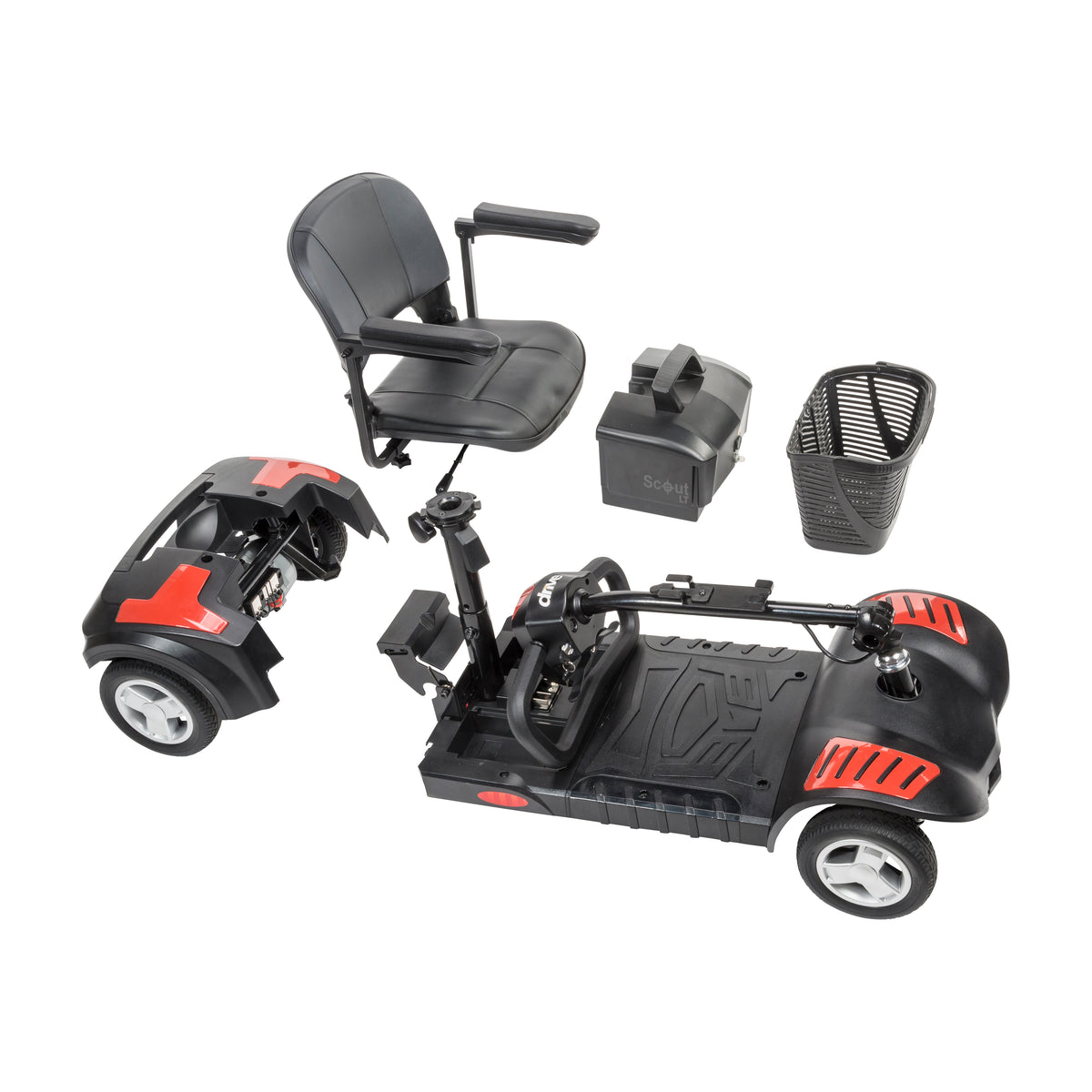 Scout LT 4-Wheel Scooter with 20AH Batteries — SCOUTLT4-EXT