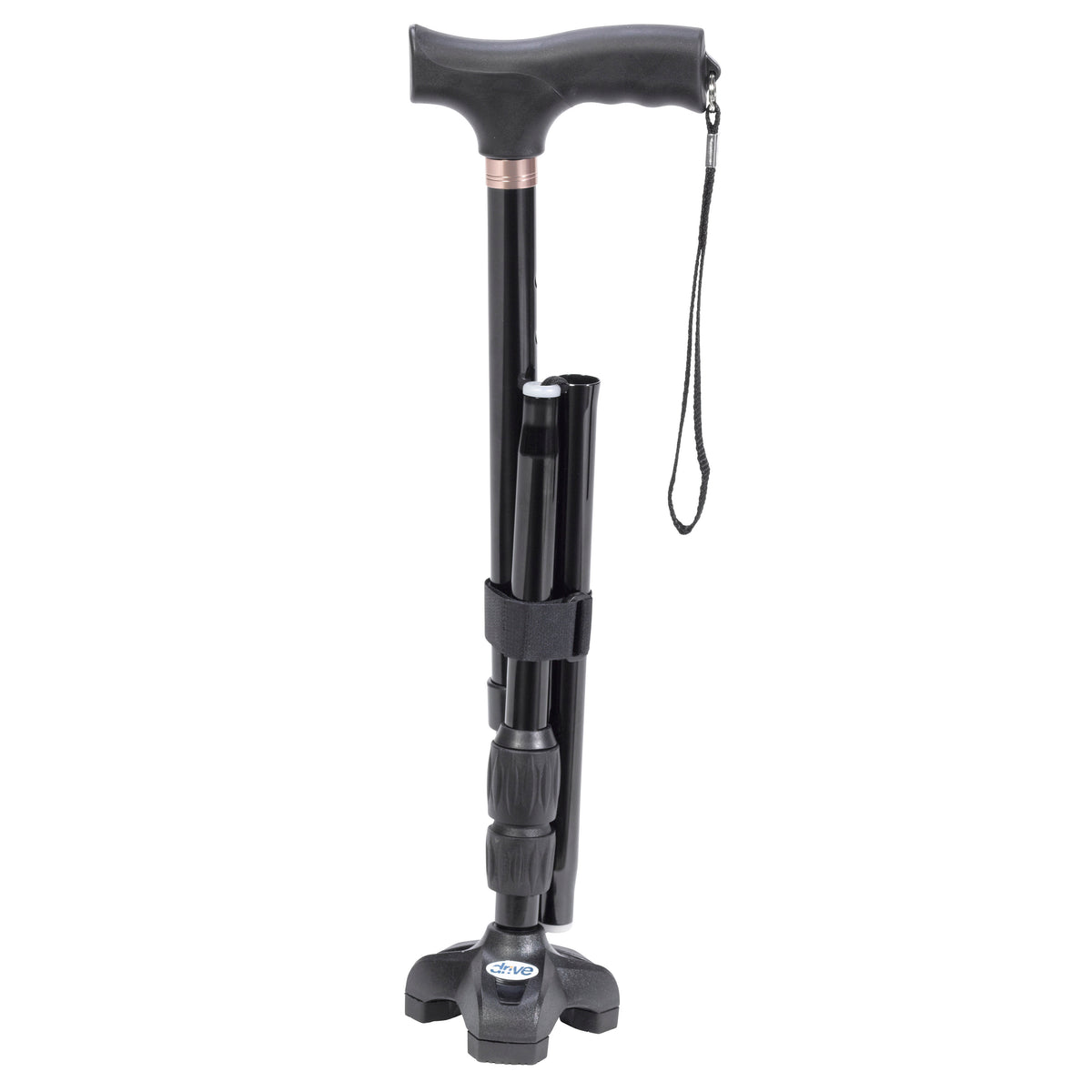Flex N Go Adjustable Folding Cane with T Handle — RTL10305