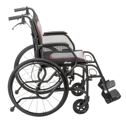 AeroFly™ Ultra-Lite Wheelchair, Matte Black, 18" — AF18FDABK-SF
