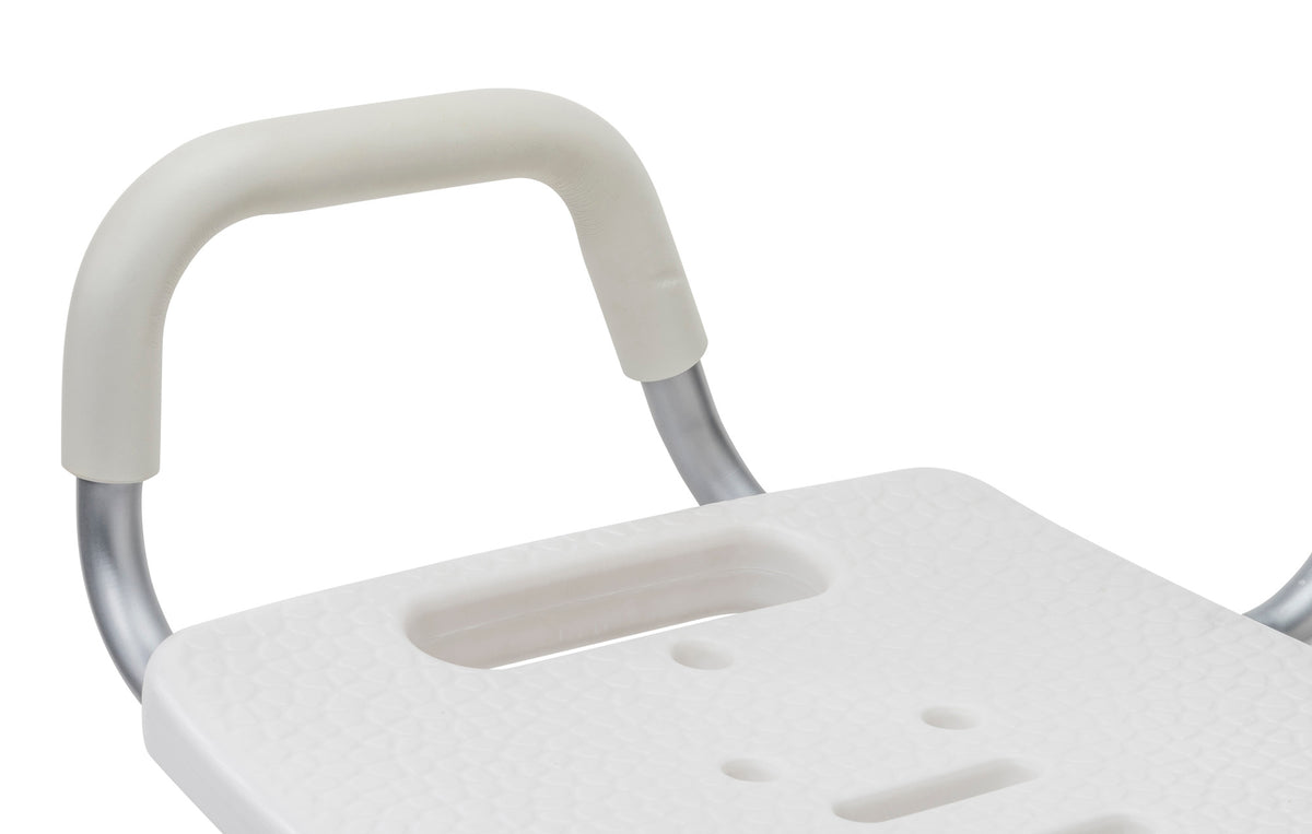 MD by Drive X-Fold Shower Chair, Pearl — MD50100WH