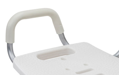 MD by Drive X-Fold Shower Chair, Pearl — MD50100WH
