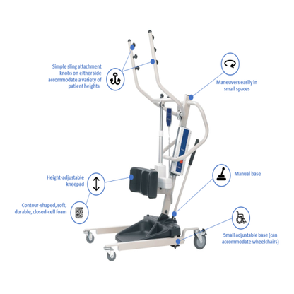 Invacare Reliant 350 Stand-Up Lift with Manual Low Base