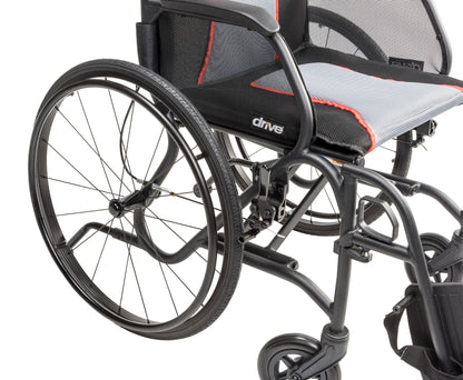 AeroFly™ Ultra-Lite Wheelchair, Matte Black, 18" — AF18FDABK-SF