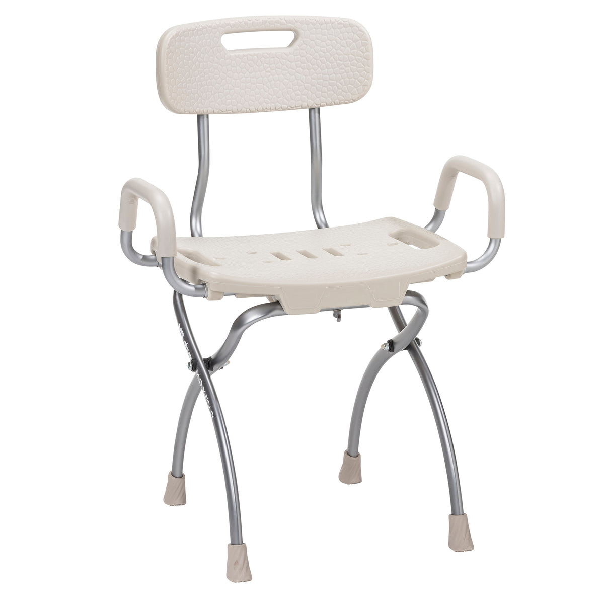 MD by Drive X-Fold Shower Chair, Stone — MD50100TP