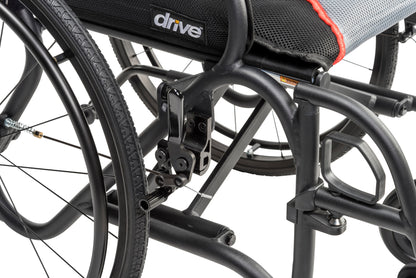 AeroFly™ Ultra-Lite Wheelchair, Matte Black, 18" — AF18FDABK-SF