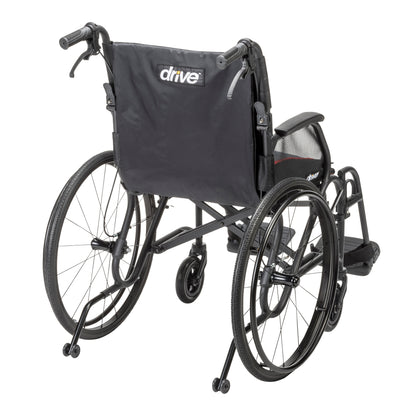 AeroFly™ Ultra-Lite Wheelchair, Matte Black, 18" — AF18FDABK-SF
