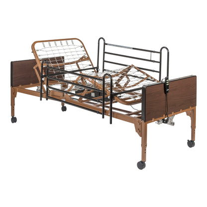 Delta Ultra Light Semi Electric Hospital Bed with Full Rails — 15030BV-FR