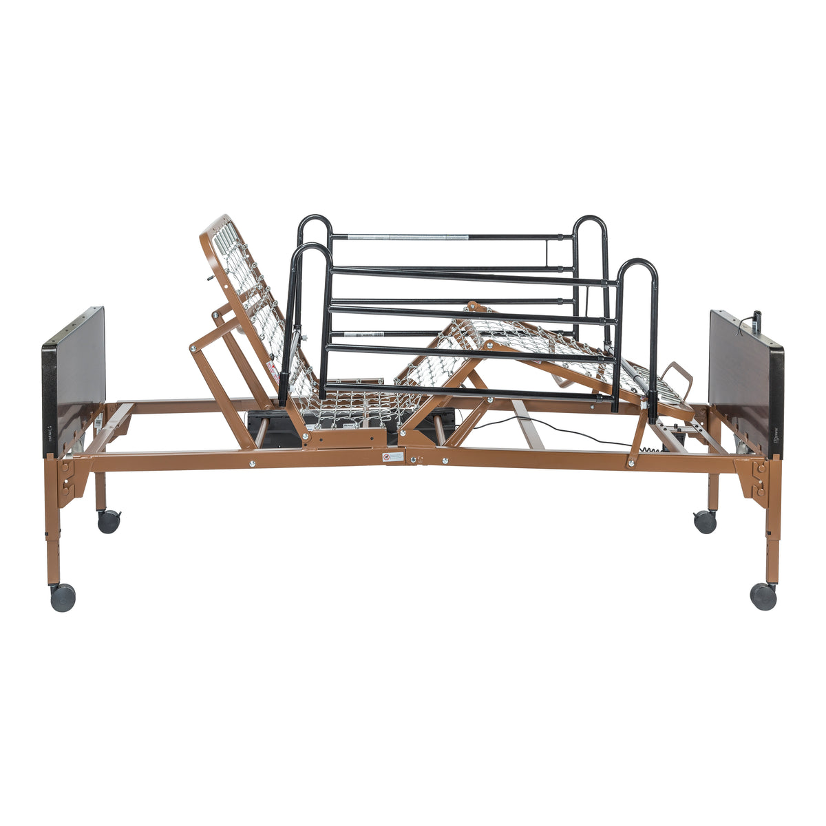 Delta Ultra Light Semi Electric Hospital Bed with Full Rails — 15030BV-FR