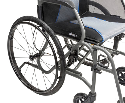 AeroFly™ Ultra-Lite Wheelchair, Matte Gray, 18" — AF18FDAGY-SF