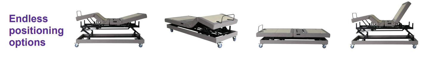 Permobil Resten Hi-Lo Adjustable Elevating Home Comfort Bed (Select Mattress from Accessories)
