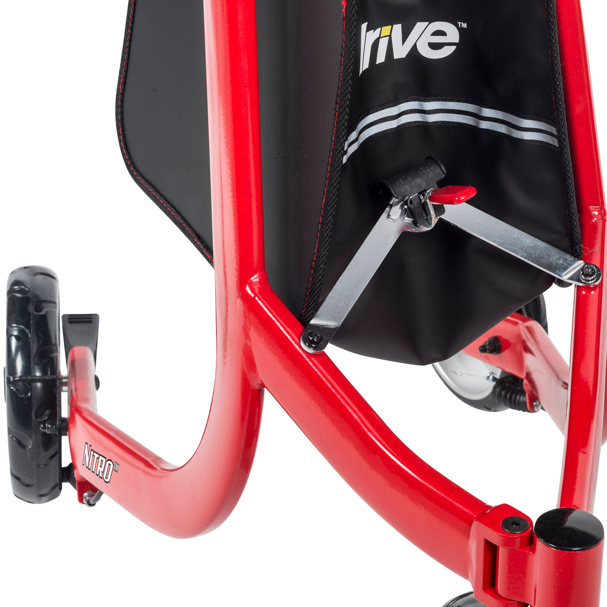 Nitro Euro Style 3-Wheel Rollator Rolling Walker — RTL10266TWHL