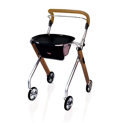 Let's Go Indoor Rollator — Walnut