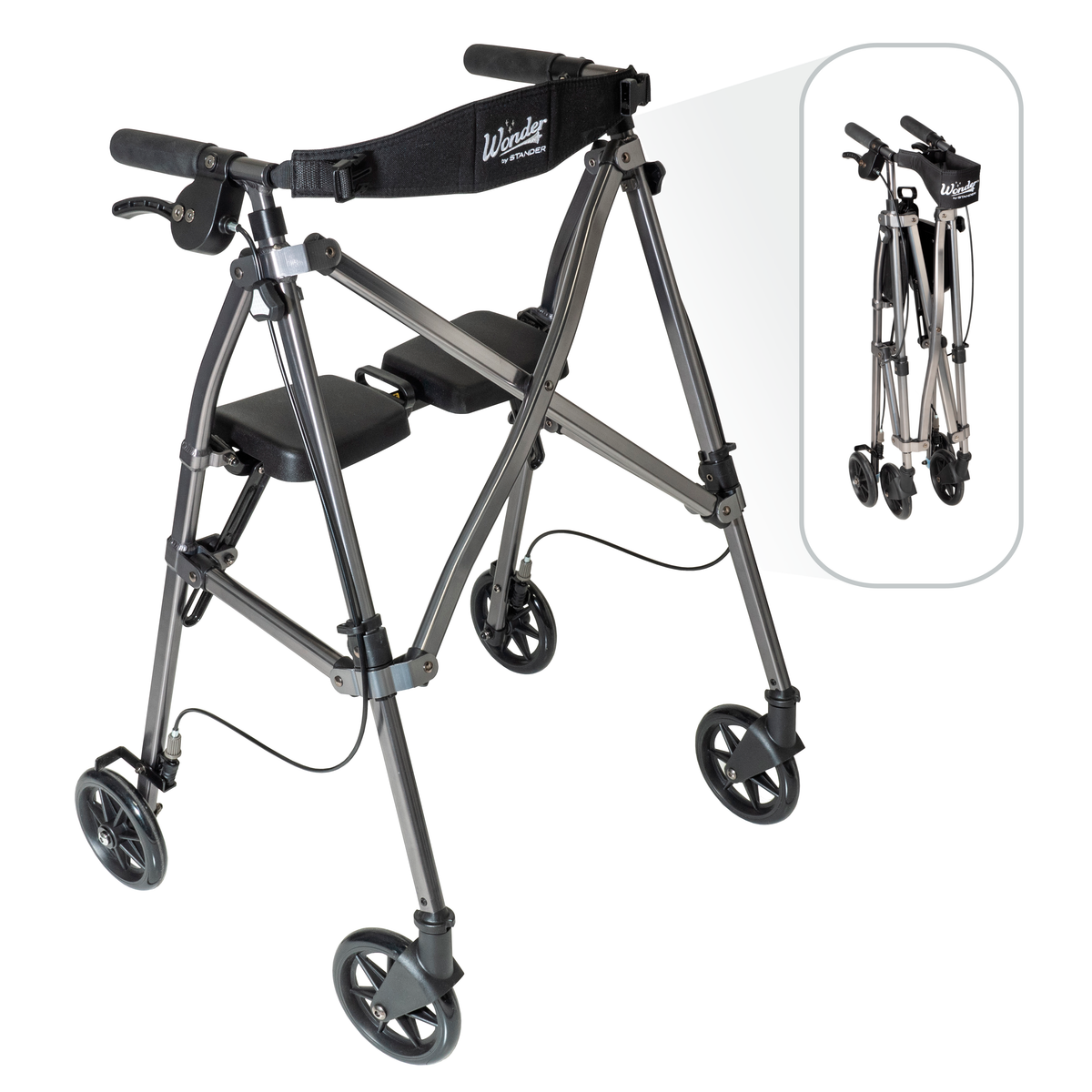 Space Saver Rollator — main product image