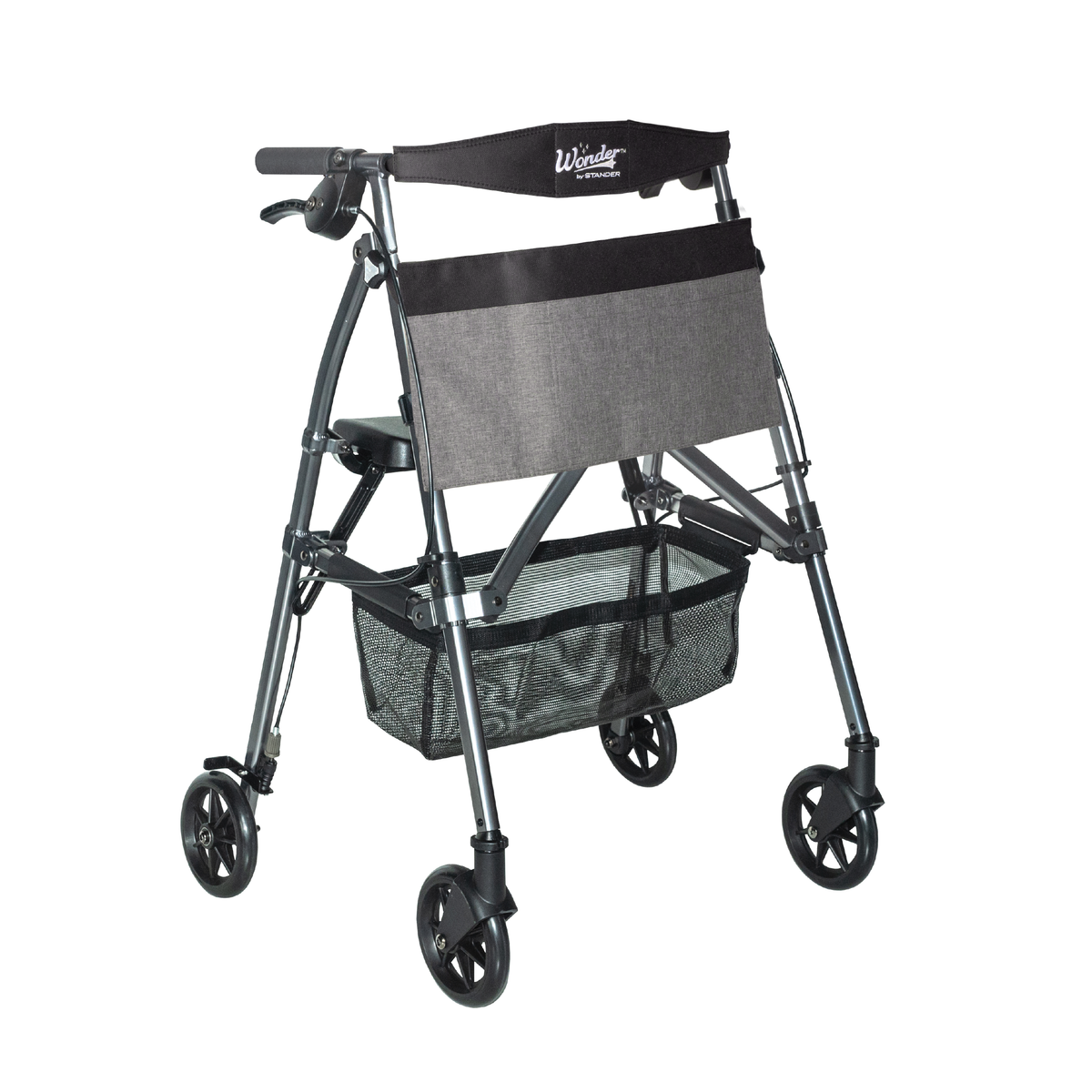 Wonder Rollator — Black Walnut / Standard