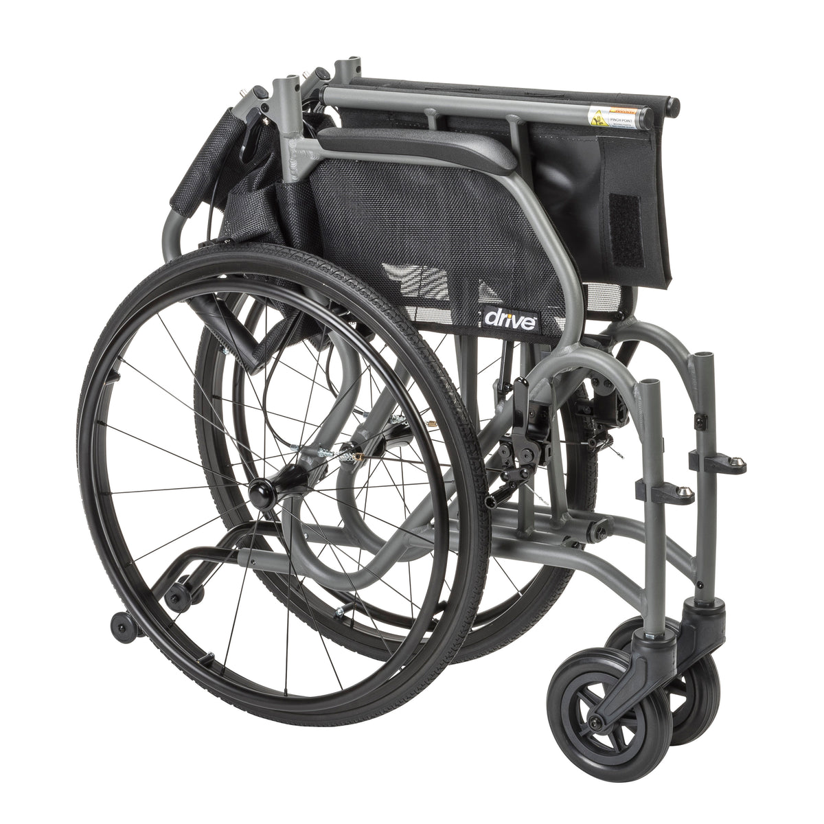 AeroFly™ Ultra-Lite Wheelchair, Matte Gray, 18" — AF18FDAGY-SF