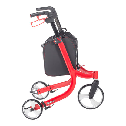 Nitro Euro Style 3-Wheel Rollator Rolling Walker — RTL10266TWHL