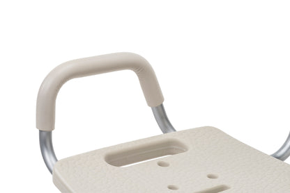 MD by Drive X-Fold Shower Chair, Stone — MD50100TP