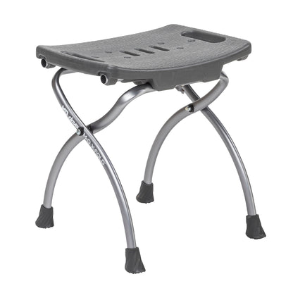 MD by Drive X-Fold Shower Chair, Storm — MD50100GR