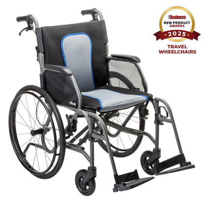 AeroFly™ Ultra-Lite Wheelchair, Matte Gray, 18" — AF18FDAGY-SF