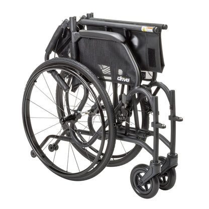 AeroFly™ Ultra-Lite Wheelchair, Matte Black, 18" — AF18FDABK-SF