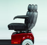 Fortress 1700 DT TA 3-Wheel Midsize Scooter Sliding Seat Feature