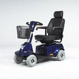 Fortress 1700 DT TA 4-Wheel Midsize Scooter In Blue With High Back Seat
