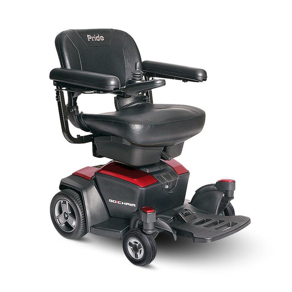 Pride Go Chair Travel Wheelchair In Ruby Red Colour