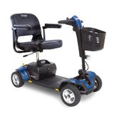 Pride Go-Go Sport 4-wheel mobility scooter in blue