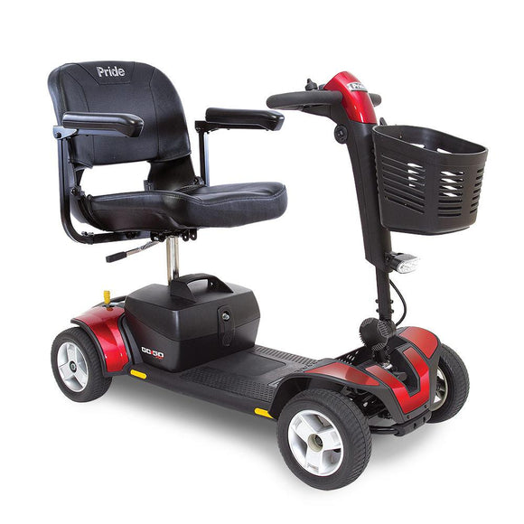 Pride Go-Go Sport 4-wheel mobility scooter in red