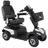 Invacare Pegasus Pro 4-wheel mobility scooter in chrome