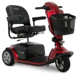 Pride Mobility Victory 10.2 3-wheel scooter in red