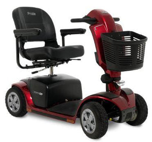 Pride Mobility Victory 10.2 4-wheel scooter in red