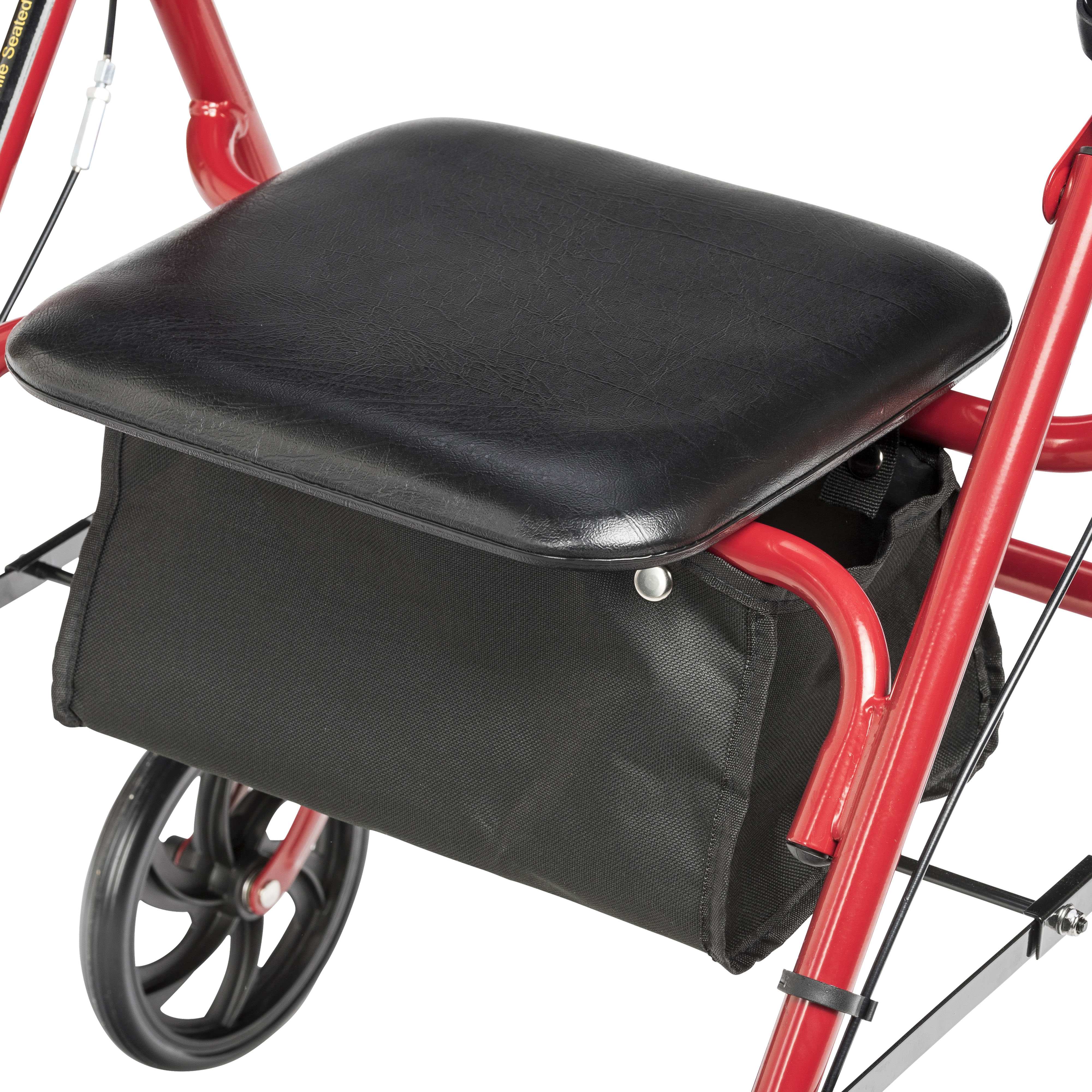 Four Wheel Rollator Rolling Walker – In Motion Services