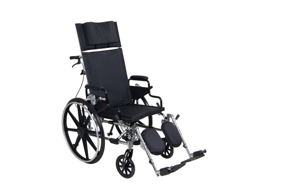 Viper Plus GT Full Reclining Wheelchair, Detachable Desk Arms, 16