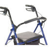 Rollator Rolling Walker with 6" Wheels, Blue