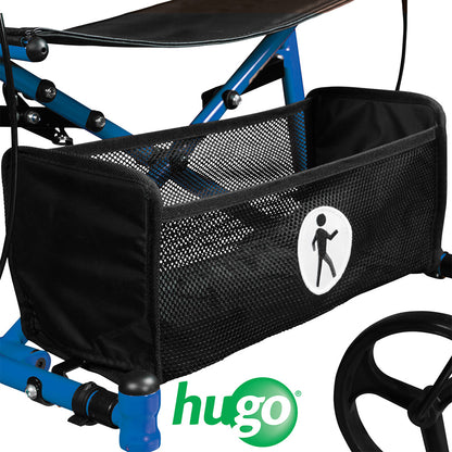 Sidekick Side-Folding Rollator Rolling Walker With Seat, Blueberry