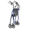 Rollator Rolling Walker with 6" Wheels, Blue