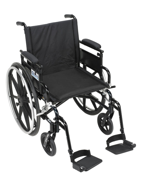 Viper Plus GT Wheelchair with Flip Back Removable Adjustable Desk Arms, Swing away Footrests, 20
