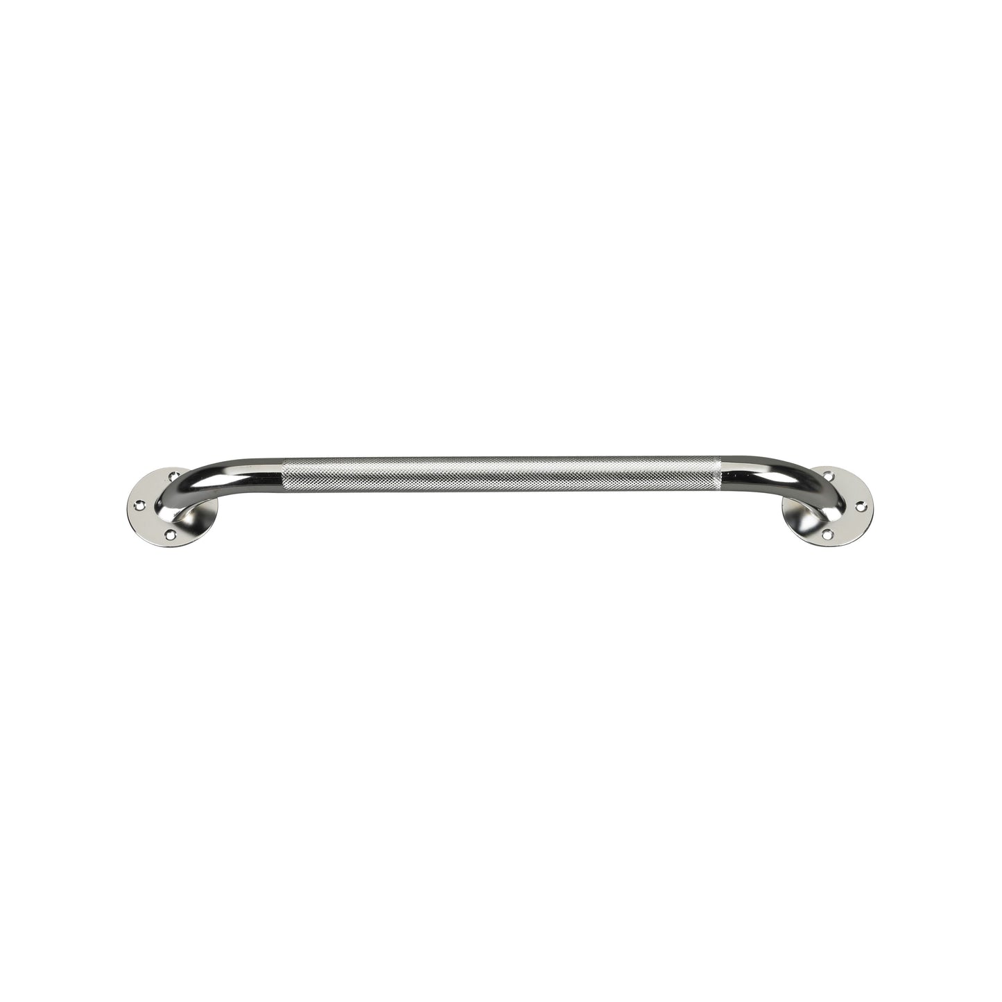 Chrome Knurled Grab Bar, 18"