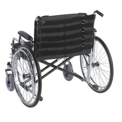 Adjustable Tension Back Cushion for 22"-26" Wheelchairs