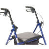 Rollator Rolling Walker with 6" Wheels, Blue