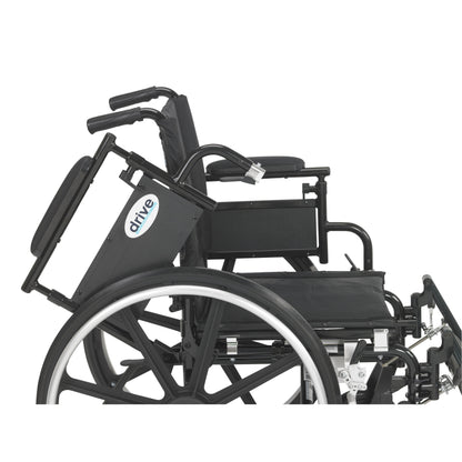 Viper Plus GT Wheelchair with Flip Back Removable Adjustable Desk Arms, Elevating Leg Rests, 18" Seat