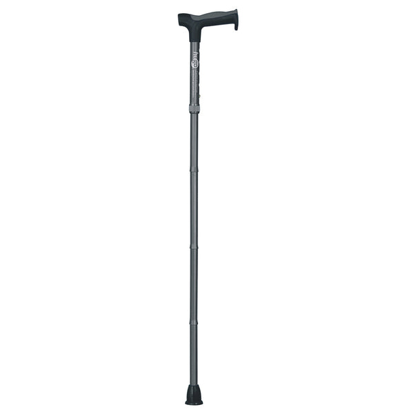 Adjustable Folding Cane with Reflective Strap, Smoke – In Motion Services