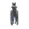 Blue Streak Wheelchair with Flip Back Desk Arms, Elevating Leg Rests, 18" Seat
