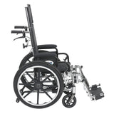 Viper Plus Light Weight Reclining Wheelchair with Elevating Leg Rests and Flip Back Detachable Arms, 14" Seat
