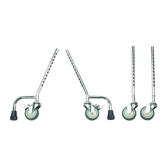 First Class School Chair Legs with Casters, Large, Pack of 4
